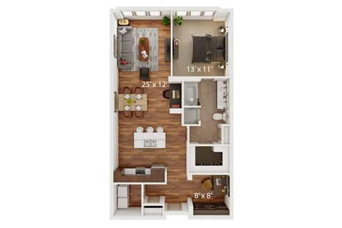 The Porter Brewers Hill H Floor Plan
